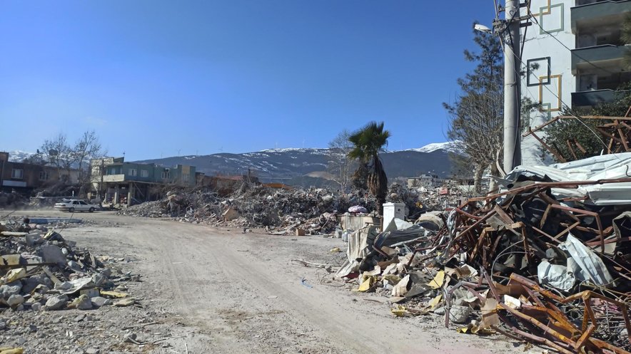 Devastation in Hatar, Turkey