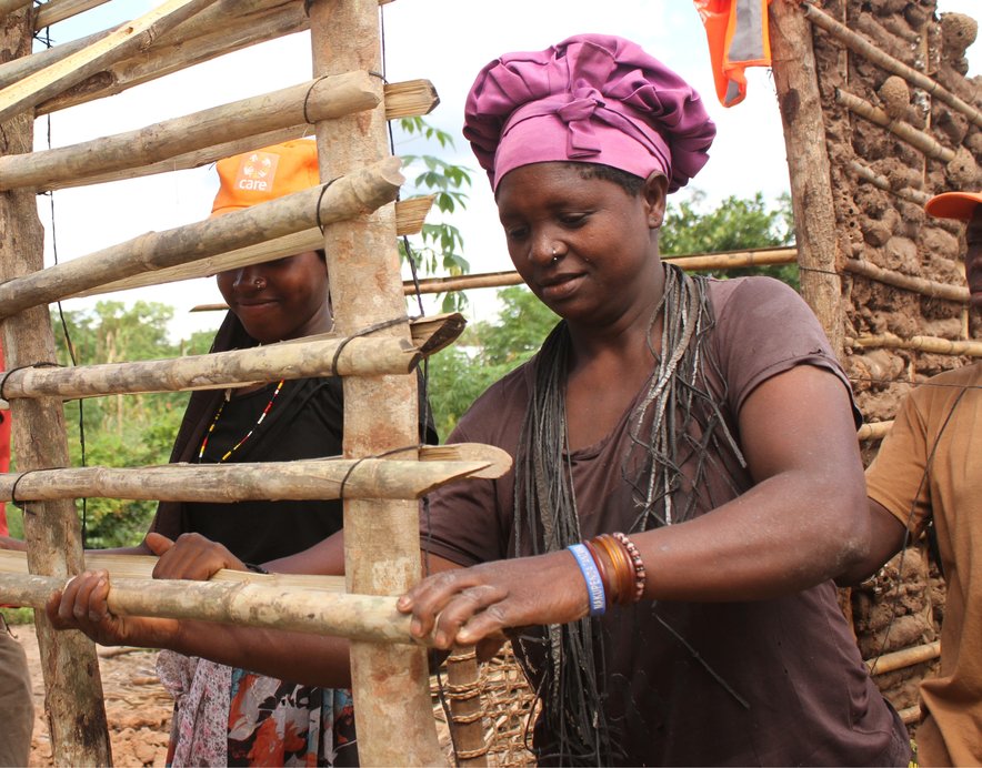 Women in Shelter in Mozambique