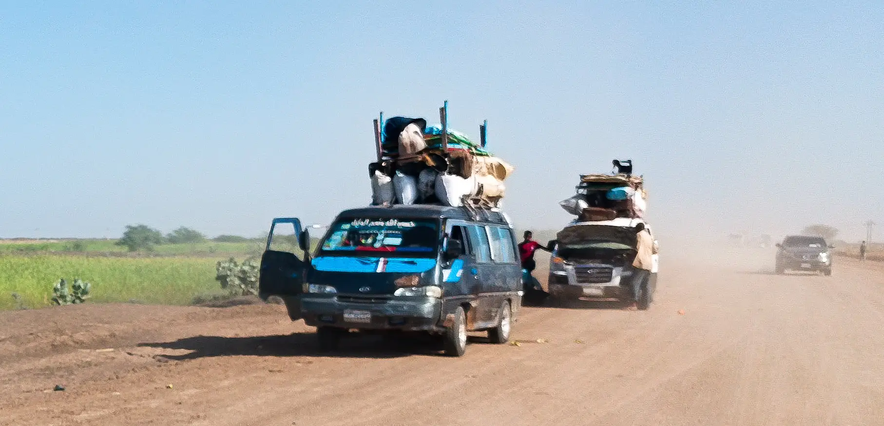 Sudan Refugee Vans
