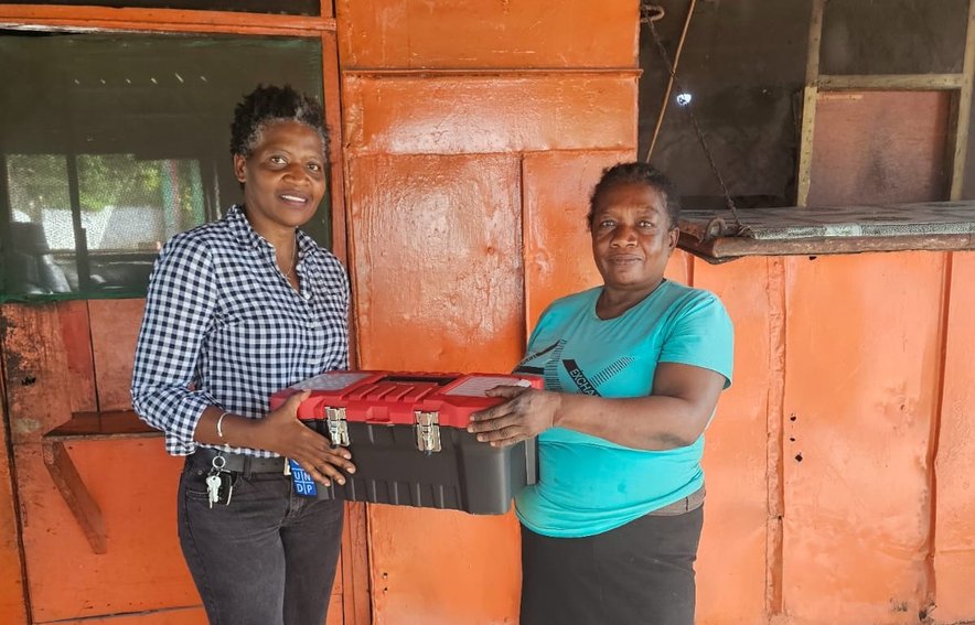 Kit distribution, Hurricane Melissa, Jamaica
