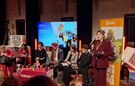 CARE International's Claudia Craig speaks at the Labour Party Conference