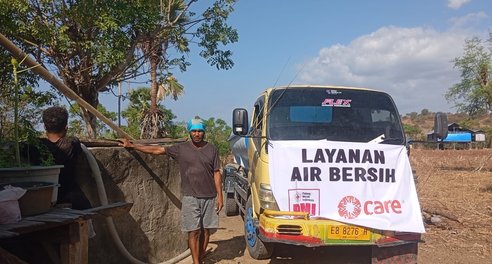 Clean water distribution in Indonesia following the August 2026 earthquake