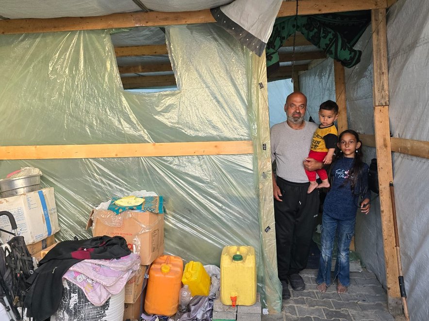 Basem and family, Gaza