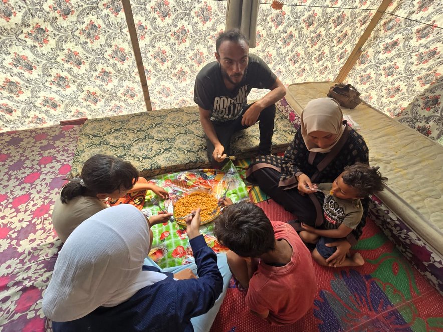 Sara and family, Gaza