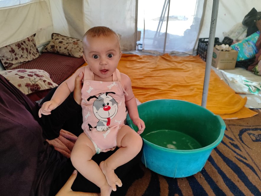 Sawsan and baby, Gaza