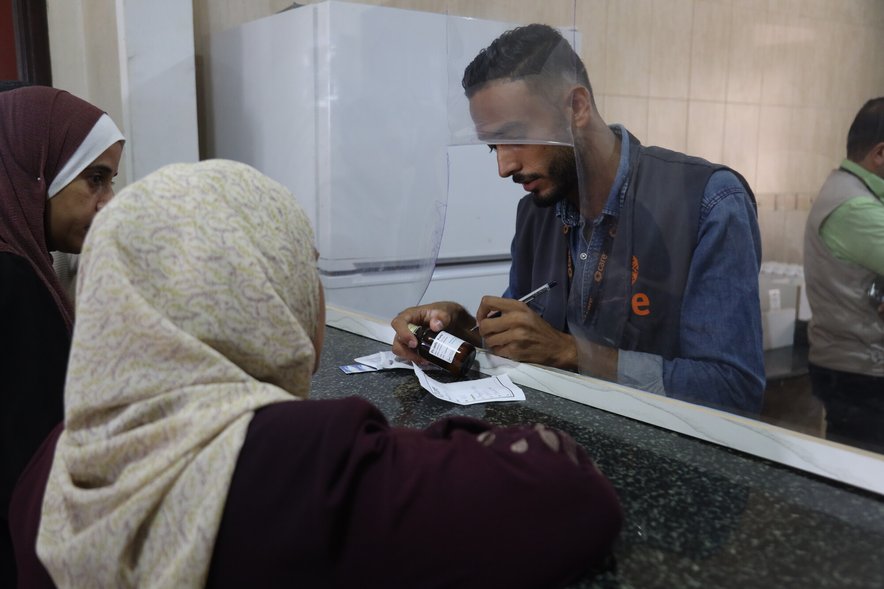 Health centre in Deir Al-Balah, Gaza