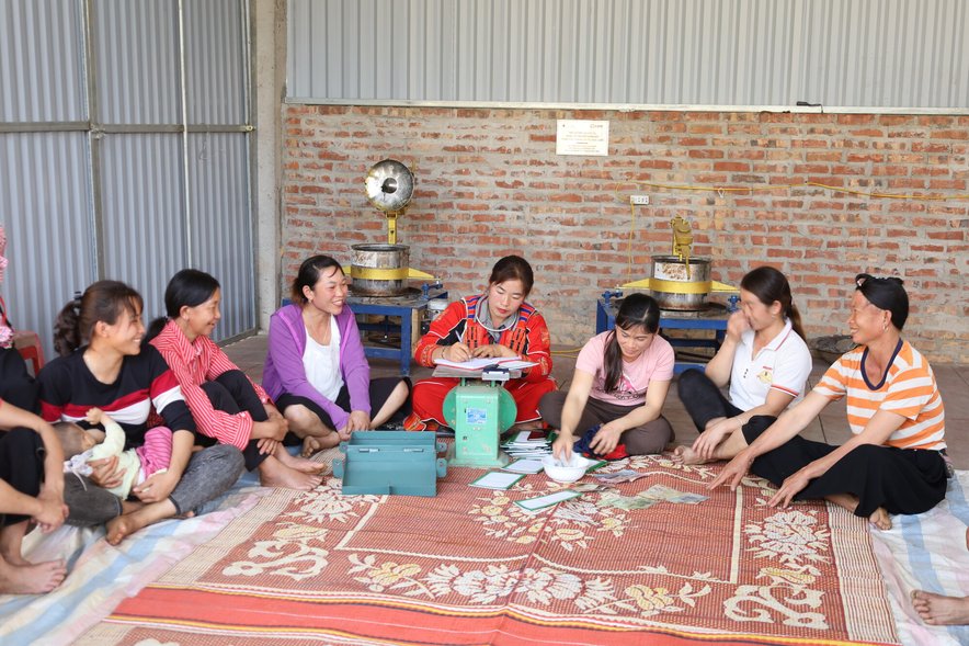 Hung Thi Dang - managing the VSLA