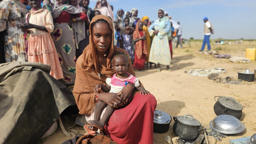 Maria and her daughter, Sudan
