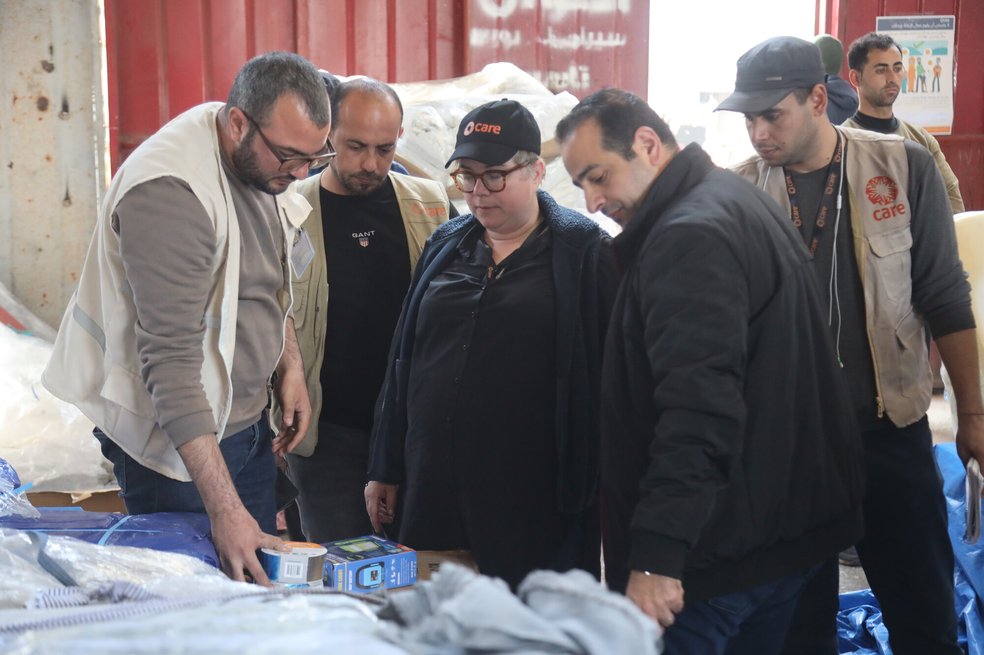 Jolien, CARE Country Director visit to Gaza