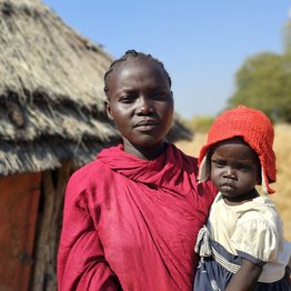 Amira and her child, Sudan