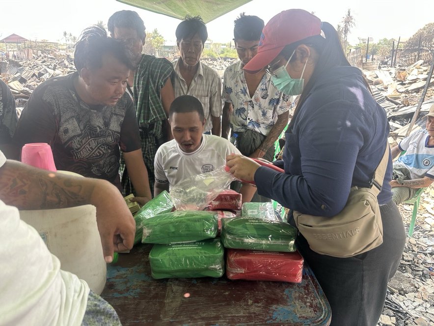 Earthquake response in Mandalay, Myanmar