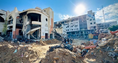 Al Shifa Hospital in Gaza City