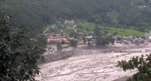 Flash floods in Nepal