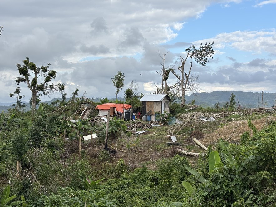 Damage after Hurricane Melissa in Westmoreland